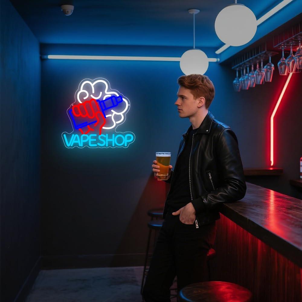 Enseigne néon pour boutique de - Vaping Store avis et prix